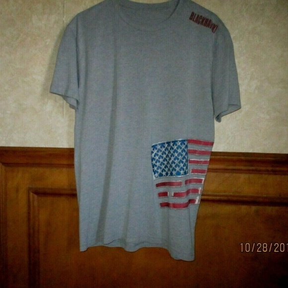 blackhawks black flag shirt